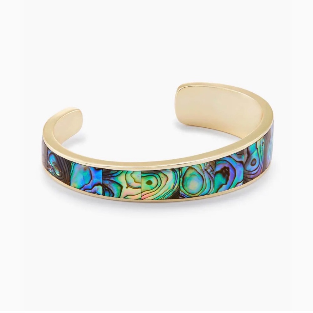 Kendra Scott Serena Cuff Bracelet in abalone shell
